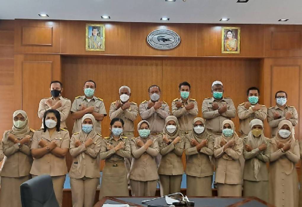 การแสดงสัญลักษณ์ประกาศเจตนารมณ์ต่อต้านการทุจริต