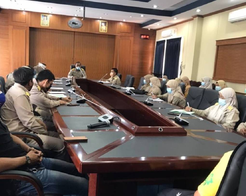 กิจกรรมส่งเสริมคุณธรรม จริยธรรมและธรรมาภิบาลในการประชุมประจำเดือนผู้บริหาร หัวหน้าส่วนและพนักงานส่วน